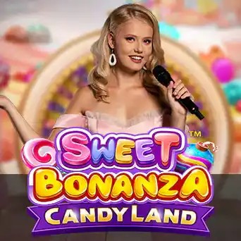 Sweet Bonanza CandyLand slot icon by Pragmatic Play, available at CrownJewelz