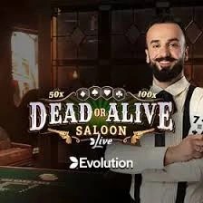 Enjoy Dead or Alive: Saloon by Evolution – logo hosted on crownjewelz-casino.org