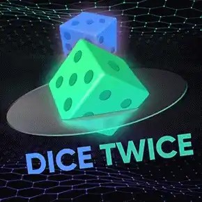 Dice Twice casino game by Turbo Games – featured logo at CrownJewelz