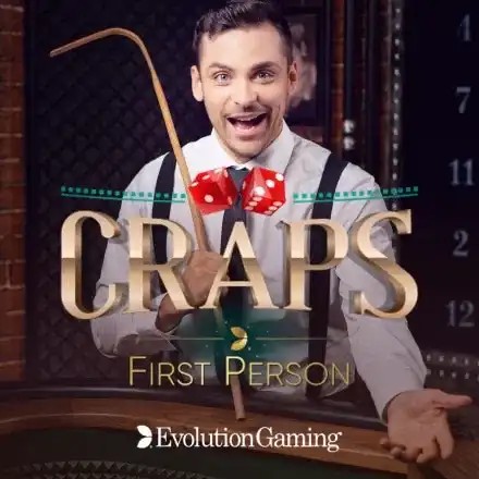 First Person Craps slot icon by Evolution, available at CrownJewelz