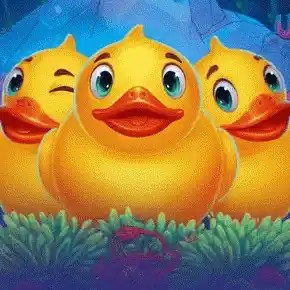 Lucky Fishing slot logo by NetGame Entertainment at CrownJewelz