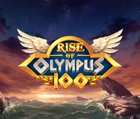 Rise of Olympus 100 logo by Play'n GO at CrownJewelz