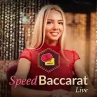 Speed Baccarat A by Evolution, showcased at crownjewelz-casino.org – game logo